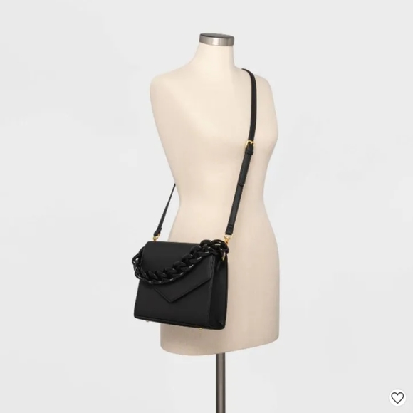 Structured Bucket Bag with Chain Handle NEW - Picture 2 of 8